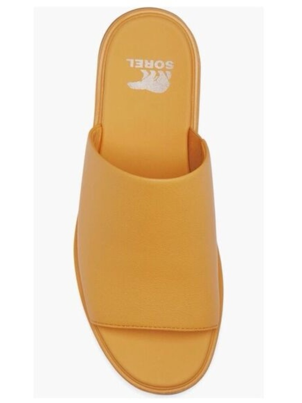 Sorel / Dayspring Slide Sandals Shoes Yellow Platform